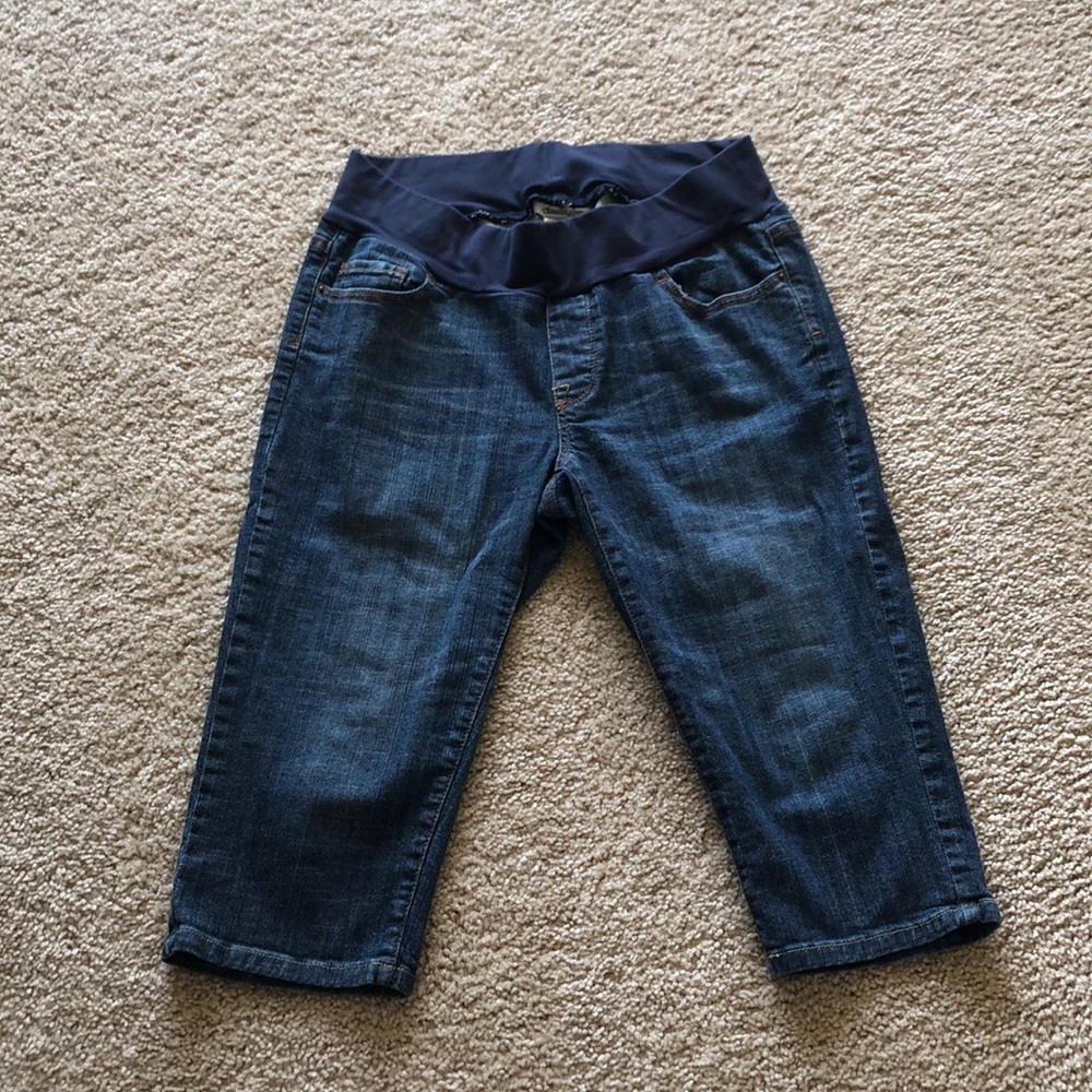 Motherhood Maternity American Star Capri Jeans Med